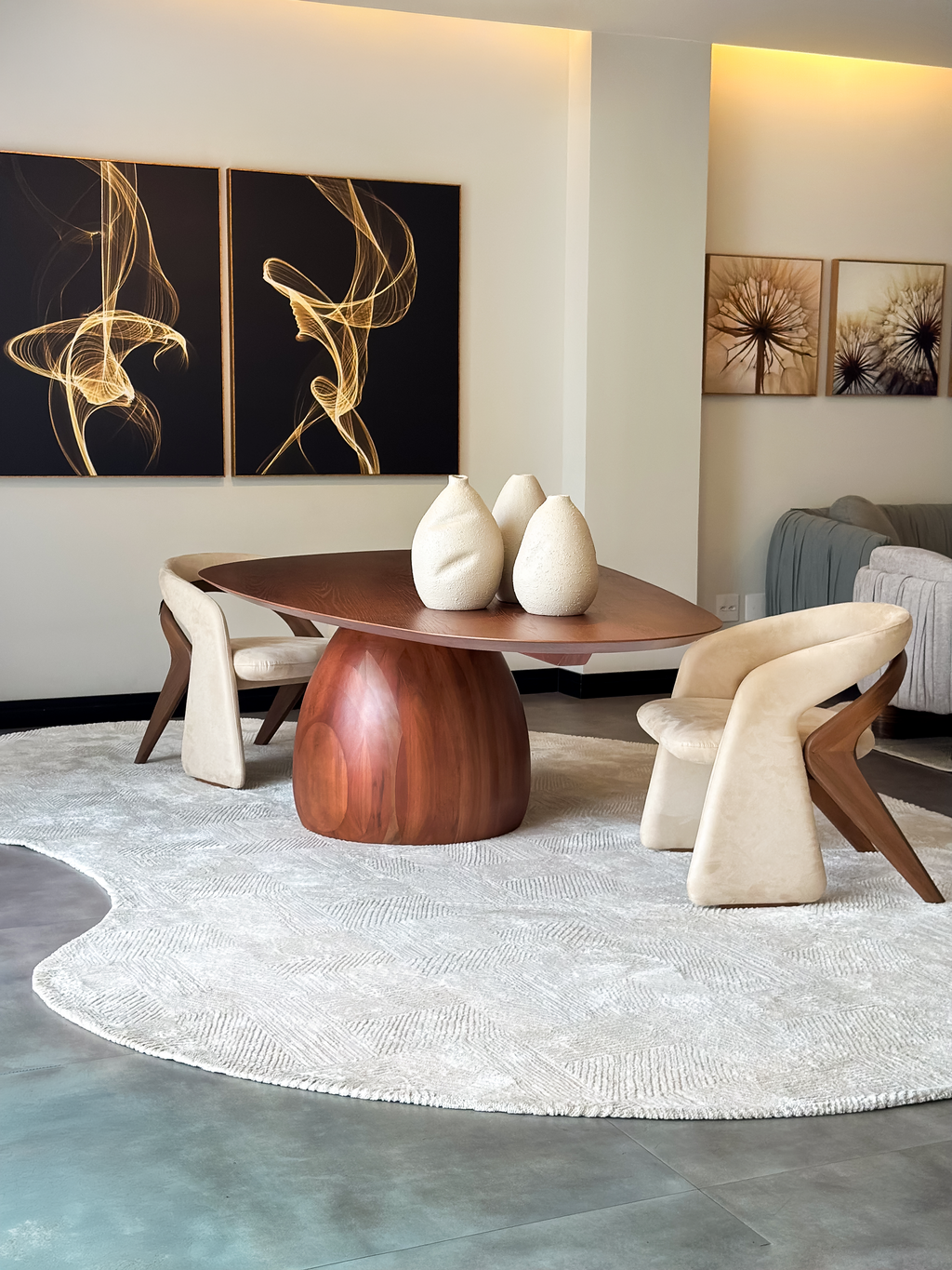 Mesa de Jantar Orgânica 2,40x1,27m