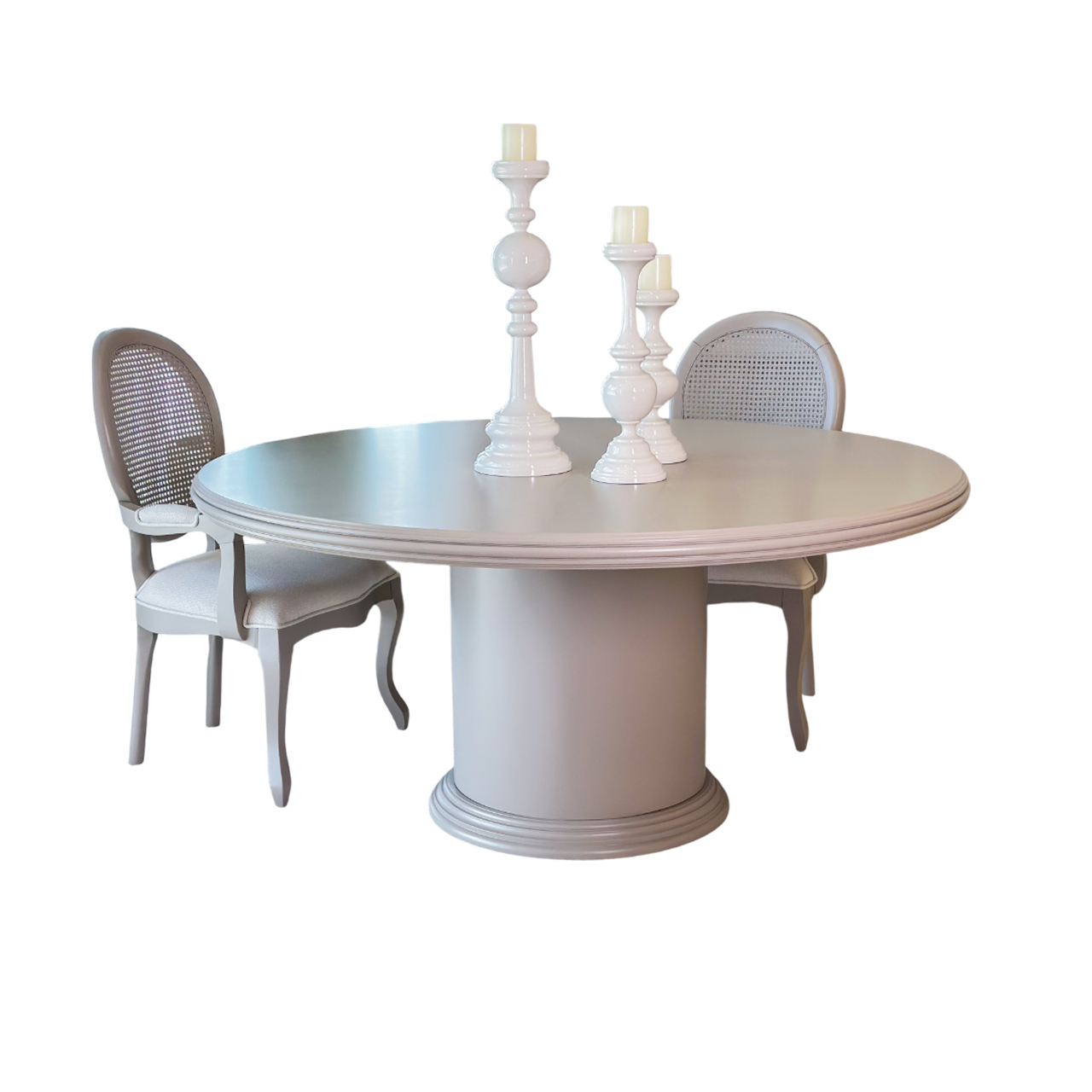 Mesa de Jantar Provençal Redonda 1.58m - Kleiner