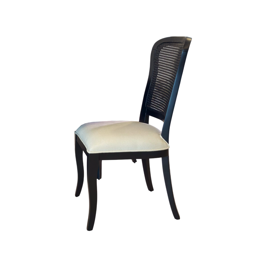 Cadeira de Jantar Clássica Preta Louis XV - Kleiner