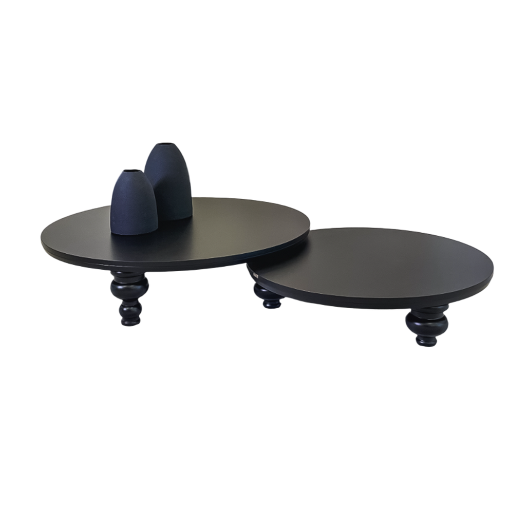 Mesa de Centro Preta - Kleiner