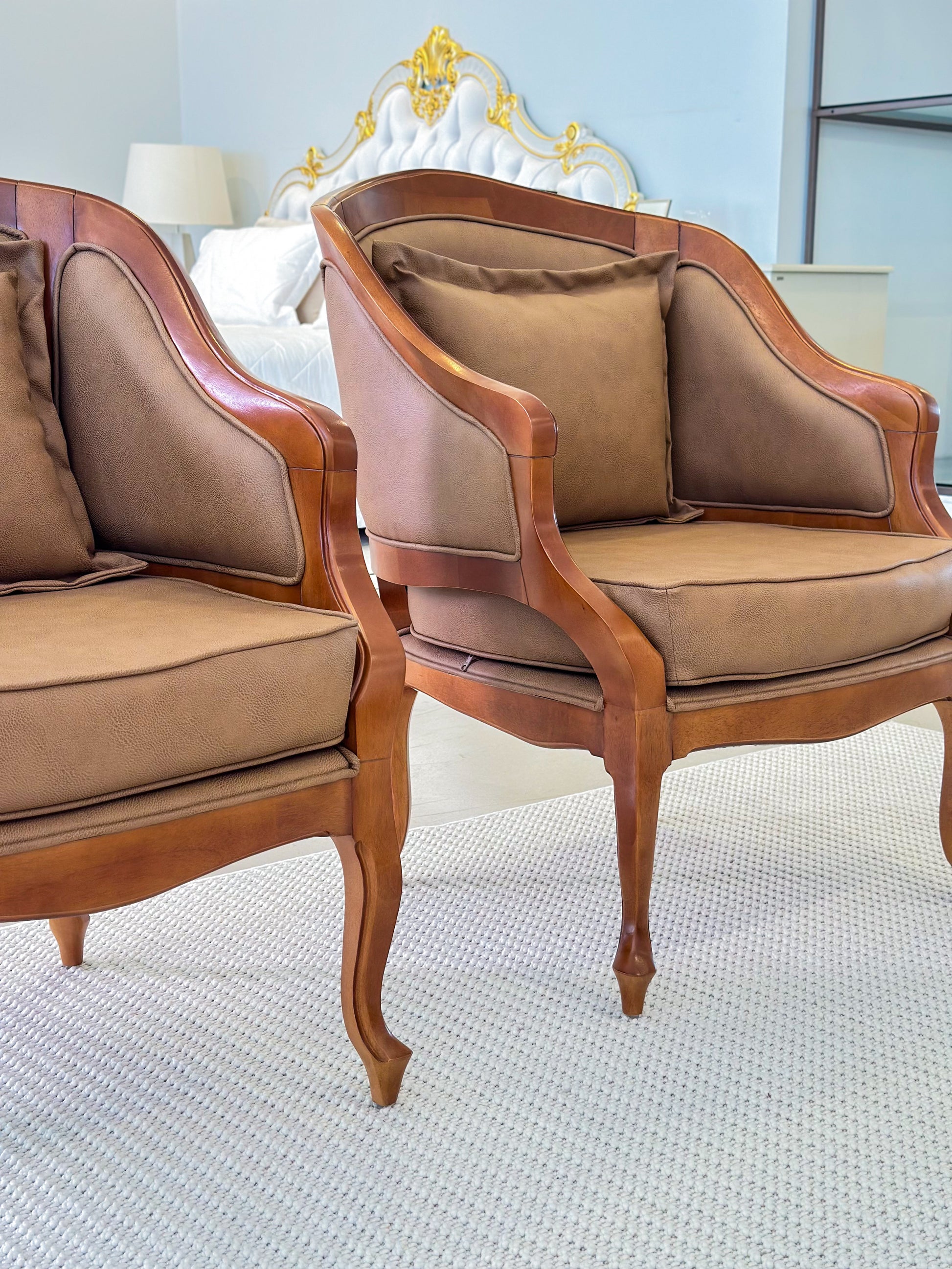 Poltrona em Couro Natural - Kleiner