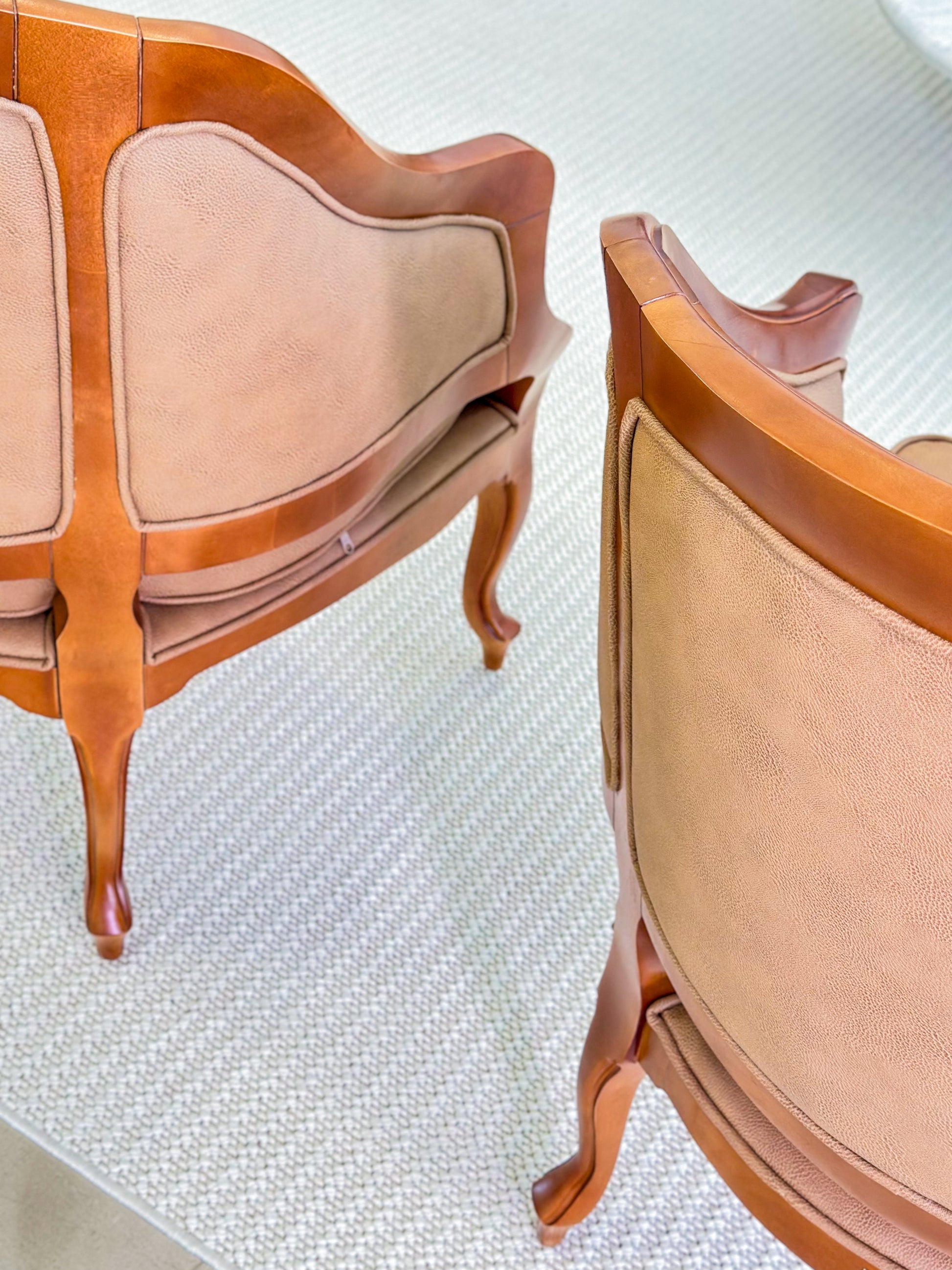 Poltrona em Couro Natural - Kleiner