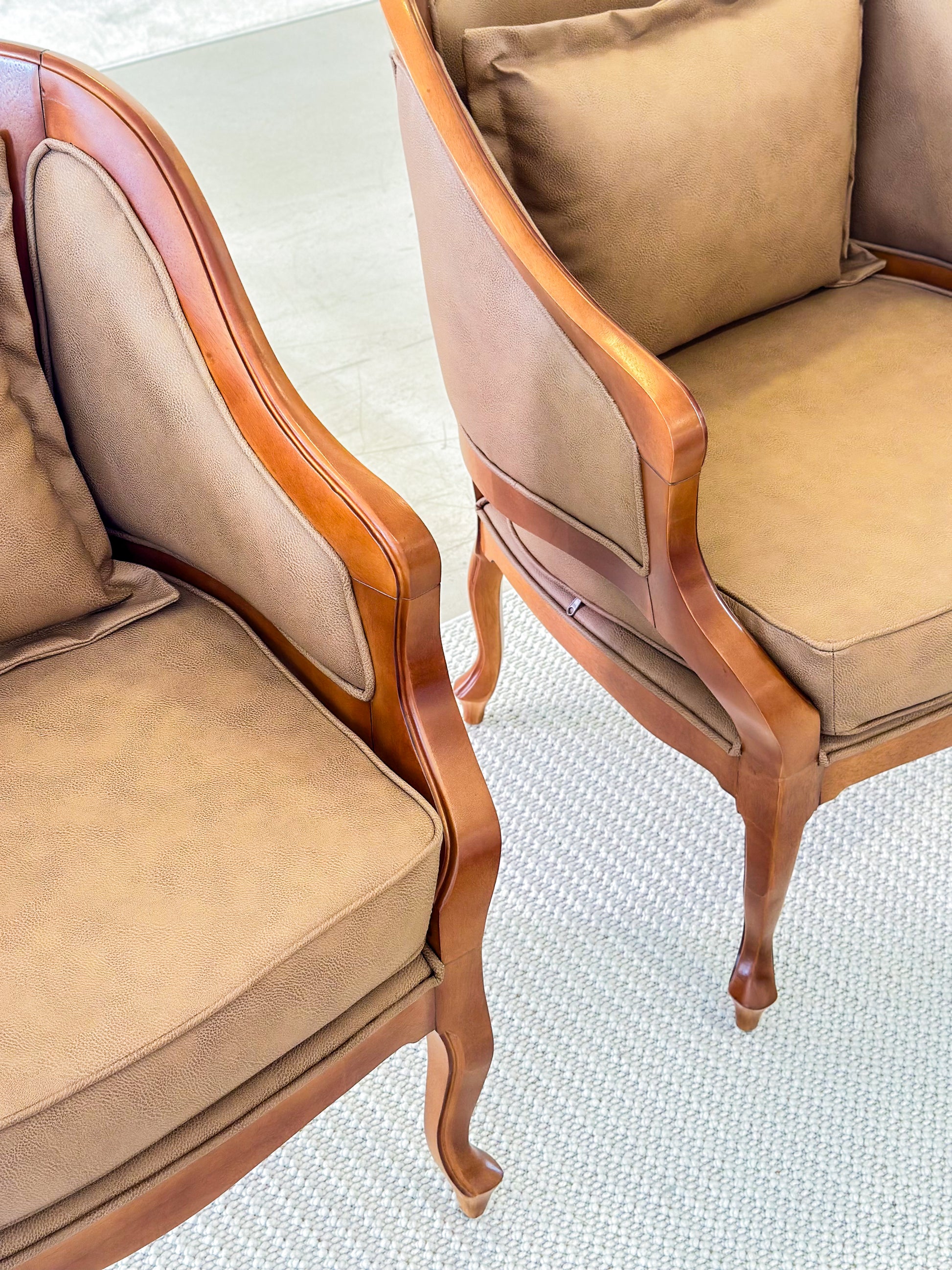 Poltrona em Couro Natural - Kleiner