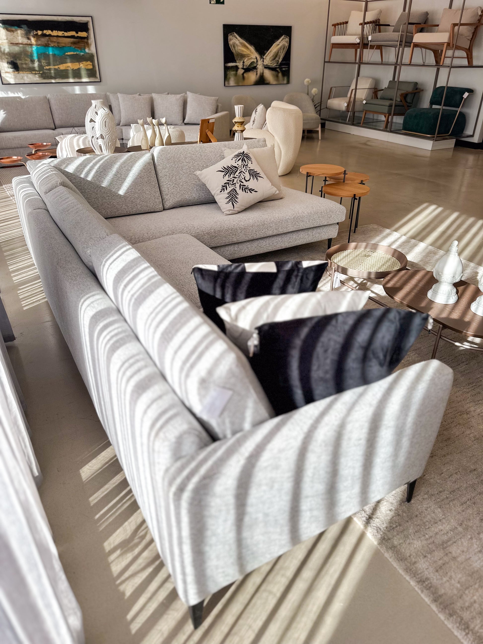Sofá de Canto com Chaise
