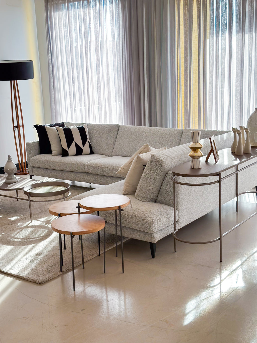 Sofá de Canto com Chaise