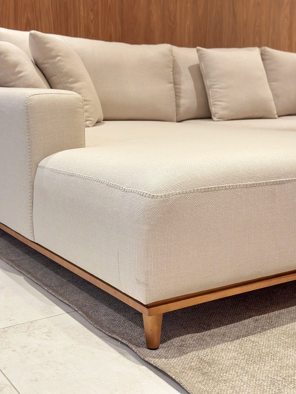 Sofá de Canto 3,10m Modular com Chaise